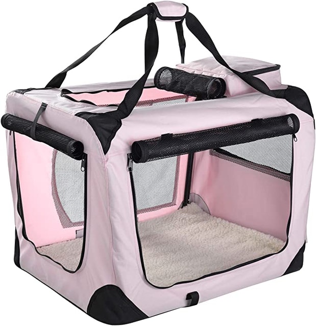 Fabric pet carrier argos best sale