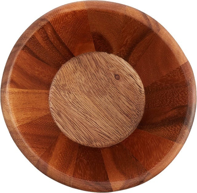 Set of 4 Acacia Wave Bowls 2