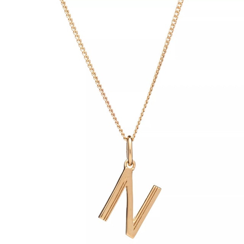 Initial Pendant Necklace 1