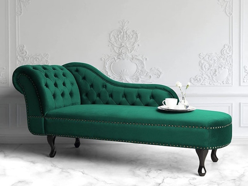 Nimes Vintage Velvet Chaise Lounge 2