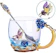 TKLake Flower Glass Tea Cup 1