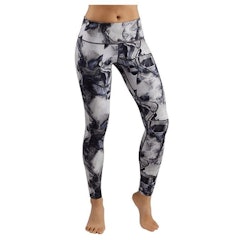 2. Ododos High-Waisted Printed Tummy-Control Yoga Capri Leggings with Pocket