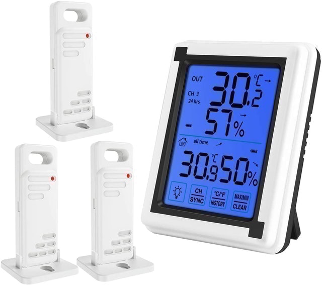 Digital Thermometer With 3 Sensors 1