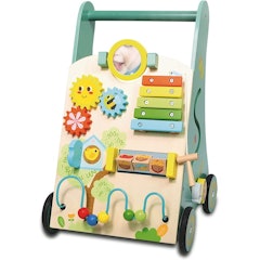 Educational Wooden Baby Walker