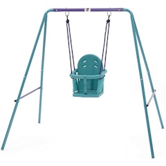 2-in-1 Metal Garden Swing Set