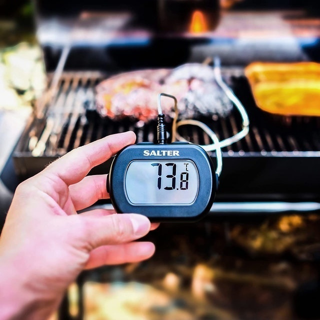 Leave-in Stainless Steel Digital Kitchen Thermometer 3