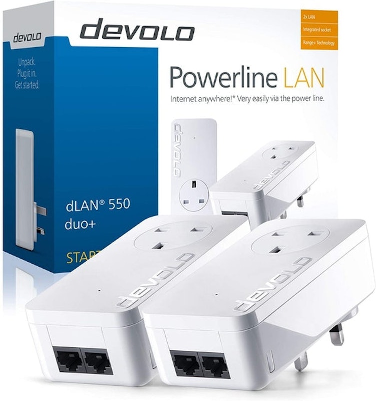Devolo Powerline Adapter dLAN 550duo+