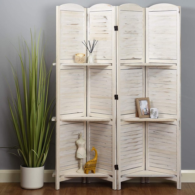4-Panel Shabby Chic Room Divider 2