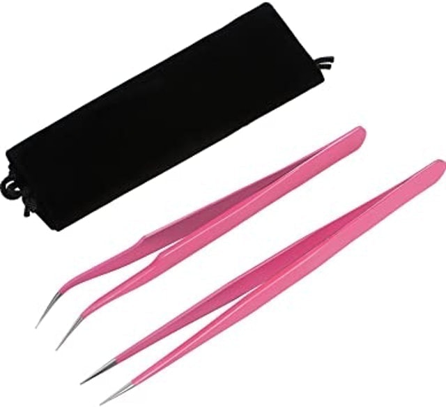Straight and Curved Point Tip Tweezers 1