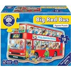 Big Red Bus Floor Jigsaw