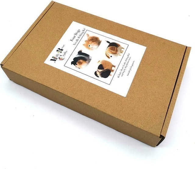 4 Mini Dogs Needle Felting Kit 5