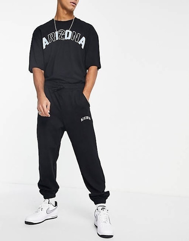 Lounge T-Shirt And Jogger Set With Arizona Logo 1