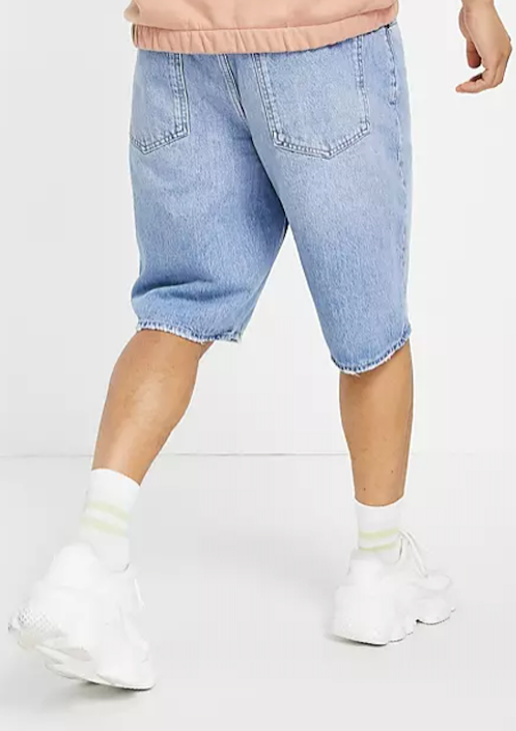 Loose Denim Shorts 2