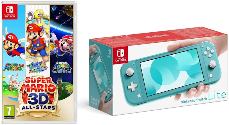 Nintendo Switch Lite + Super Mario 3D All-Stars Bundle 1