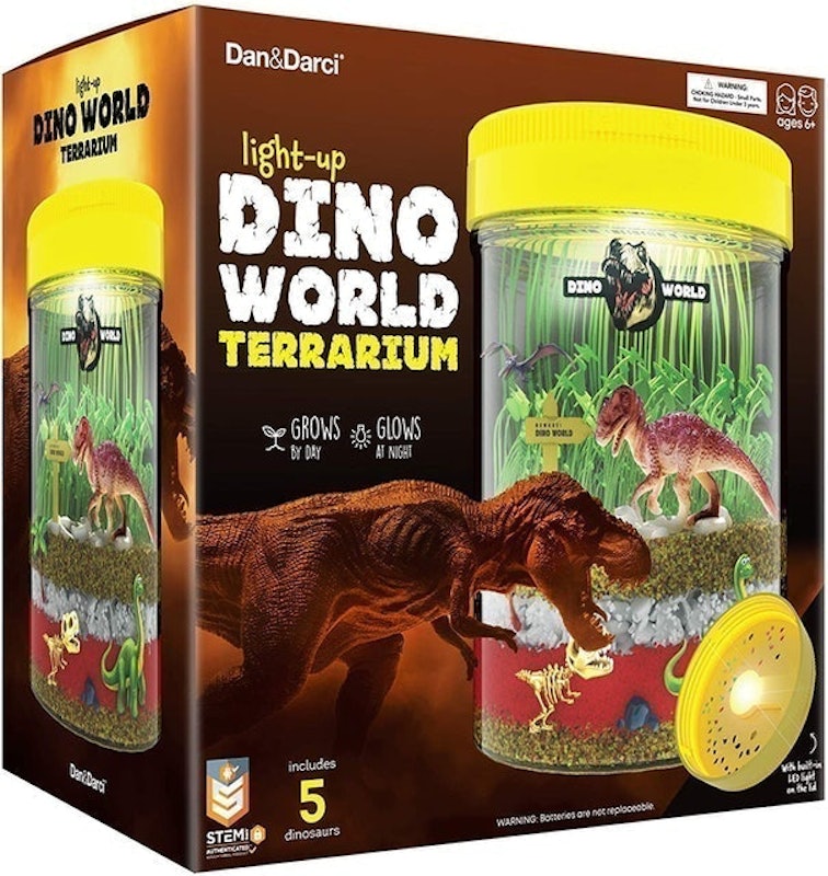 Light Up Dino World Terrarium 1