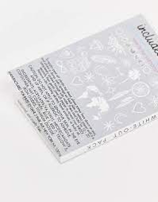 White-Out Temporary Tattoo Pack 2