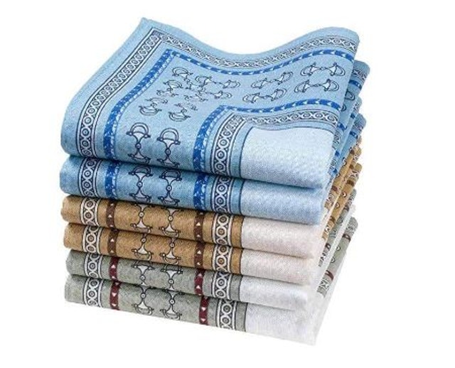8. Merrysquare ‘Chachapoya’ Men’s Handkerchiefs Pack of 6 1