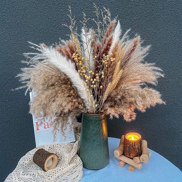 65Pcs Fluffy Pampas Grass Decor 1