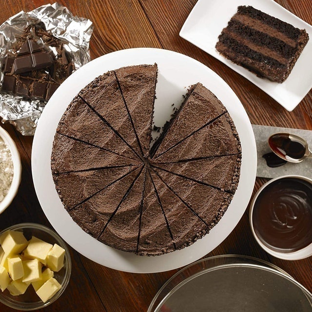 Frozen Vegan Belgian Chocolate Fudge Cake 1
