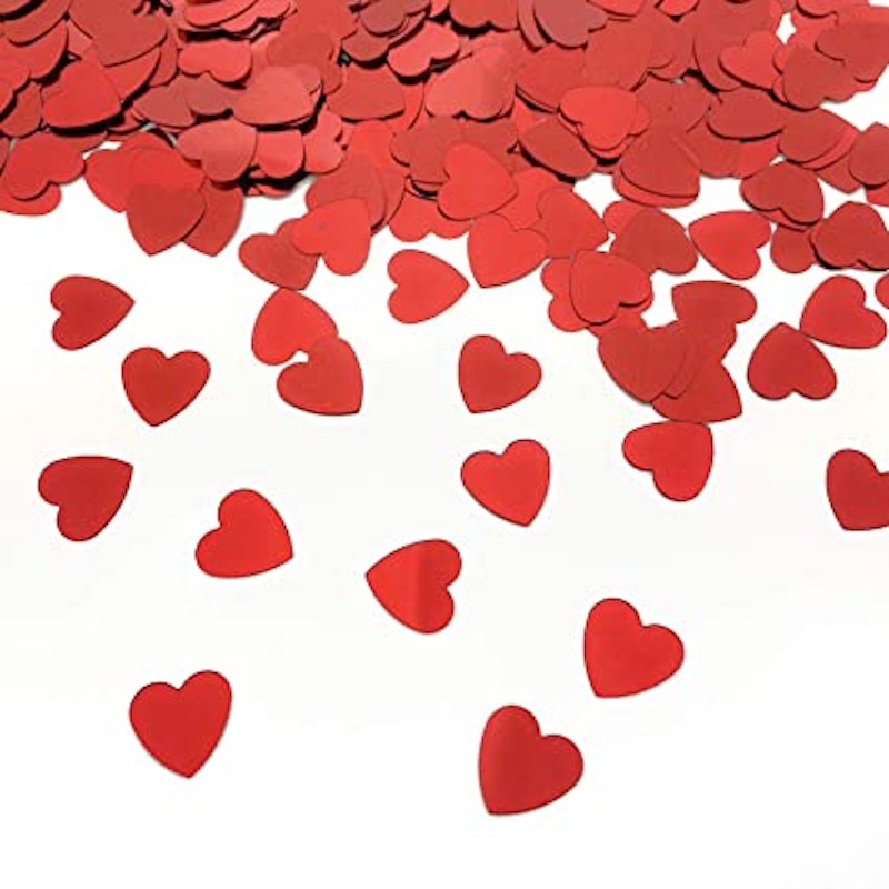 Red Heart Confetti 1