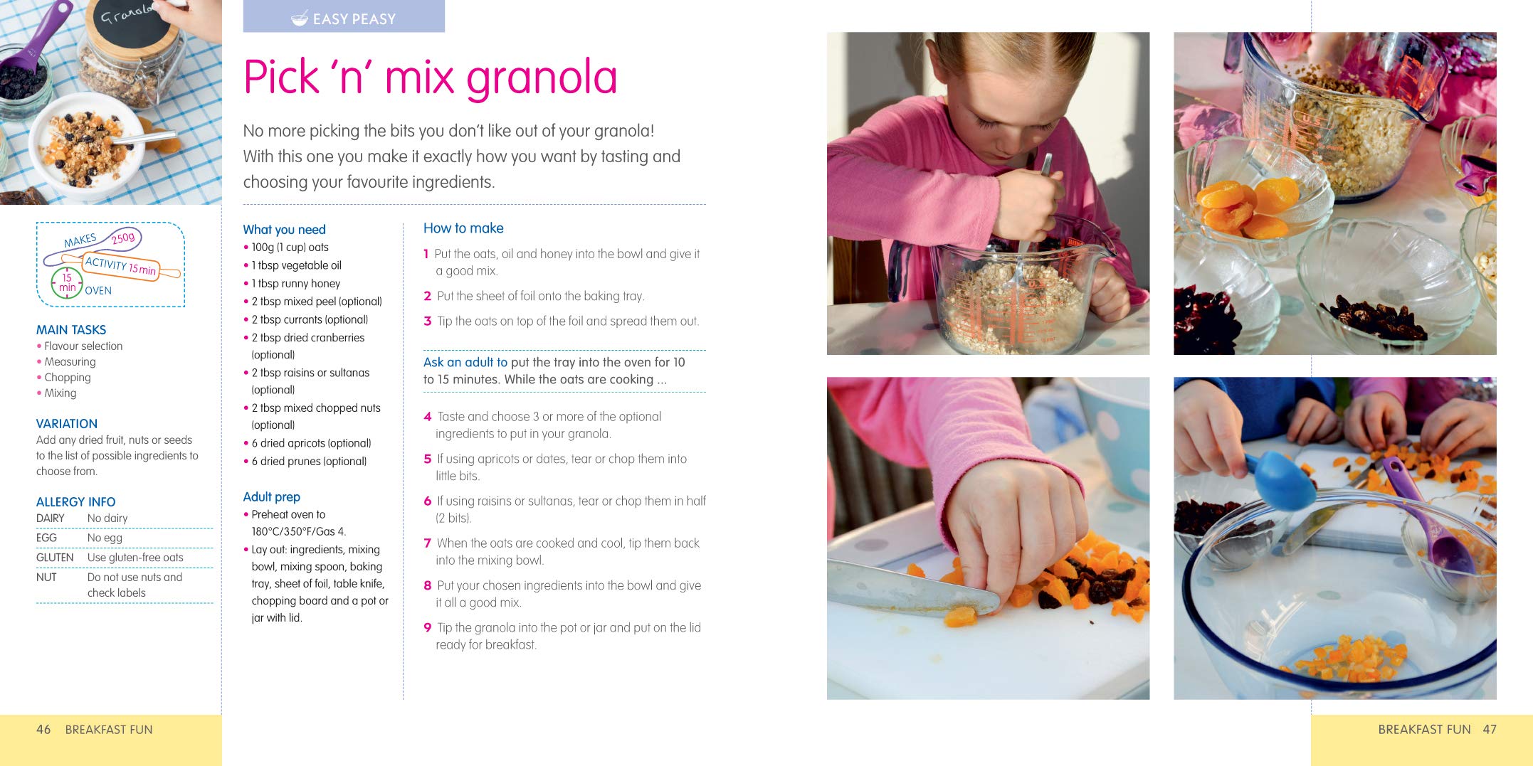 The Tickle Fingers Kids’ Cookbook: Hands-on Fun in the Kitchen for 4-7s 2