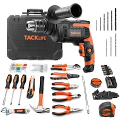 145-Piece Home Tool Set With Hammer Drill