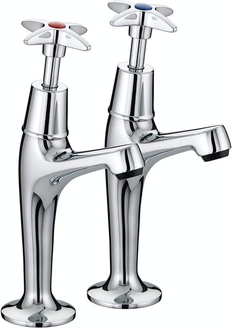 X Head High Neck Pillar Taps 1