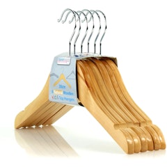 Natural Wooden Clothes Hangers