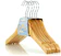 Hangerworld Natural Wooden Clothes Hangers 1