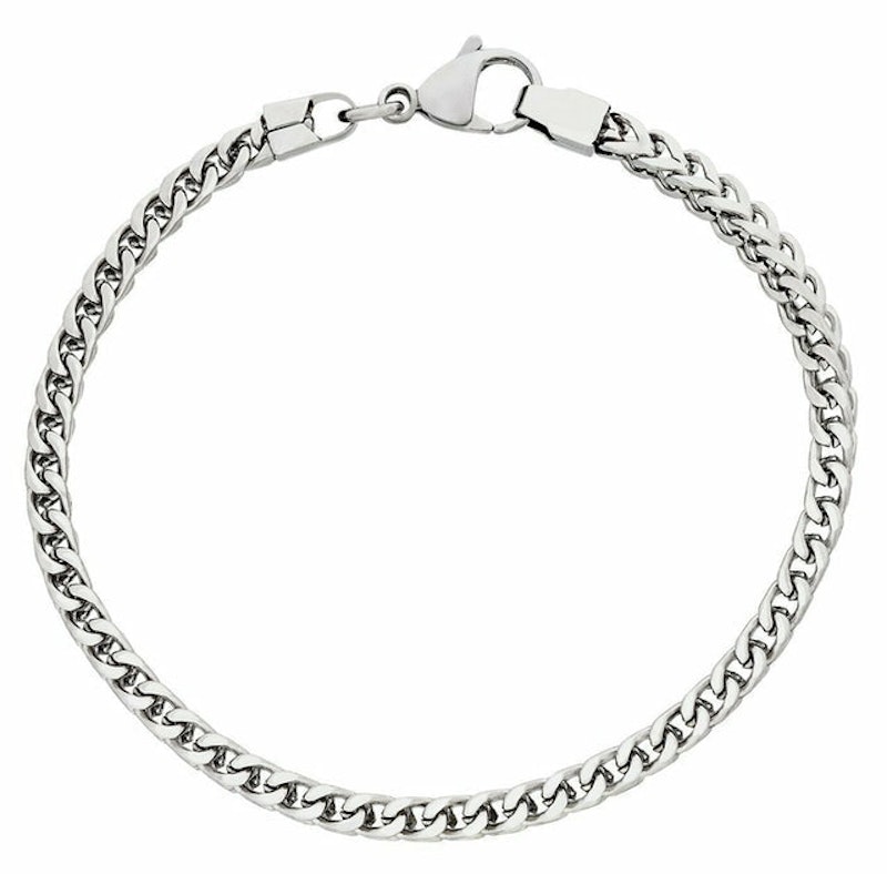 Stainless Steel Box Curb Bracelet 1