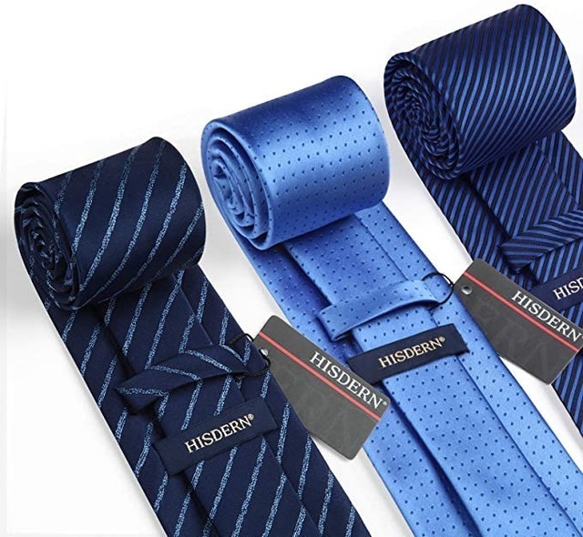 Navy Printed Tie 3-Pack 2