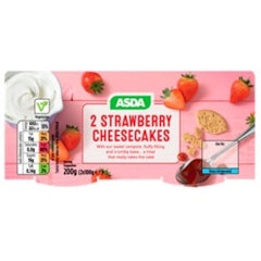 2 Strawberry Cheesecakes
