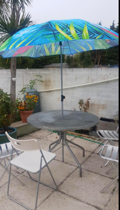 Bright Coloured Parasol 2