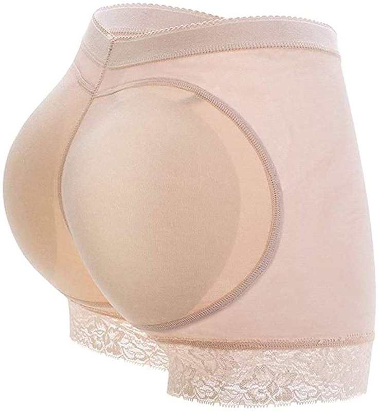 Gotoly Butt Lifter Padded Shapewear Bodysuit For Womens Body Shaper Tummy  Control Thigh Slimmer Shorts(Beige Medium) 