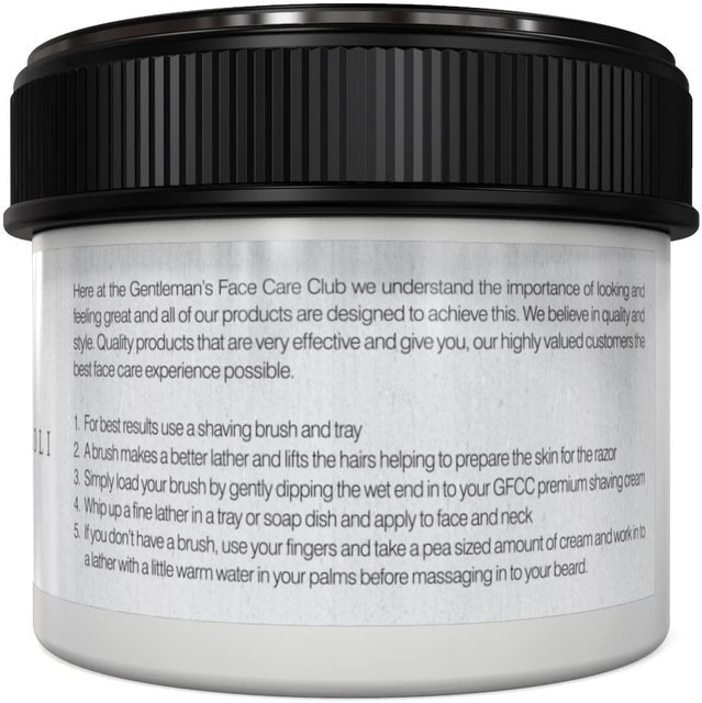 Bergamot & Neroli Shaving Cream for Men 2