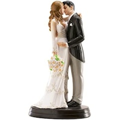 Wedding Cake Figurine of Kissing Couple
