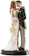 Dekora Wedding Cake Figurine of Kissing Couple 1