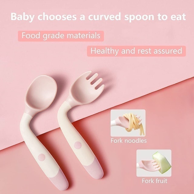 Infant Feeding Training Spoon and Fork 3