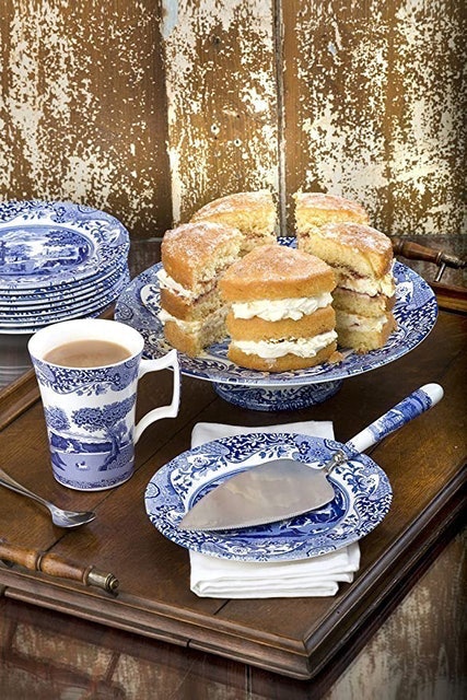 Blue & White Cake Slice Server 2