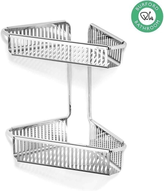 Burford Corner Shower Basket 1