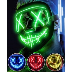 Scary LED Halloween Mask