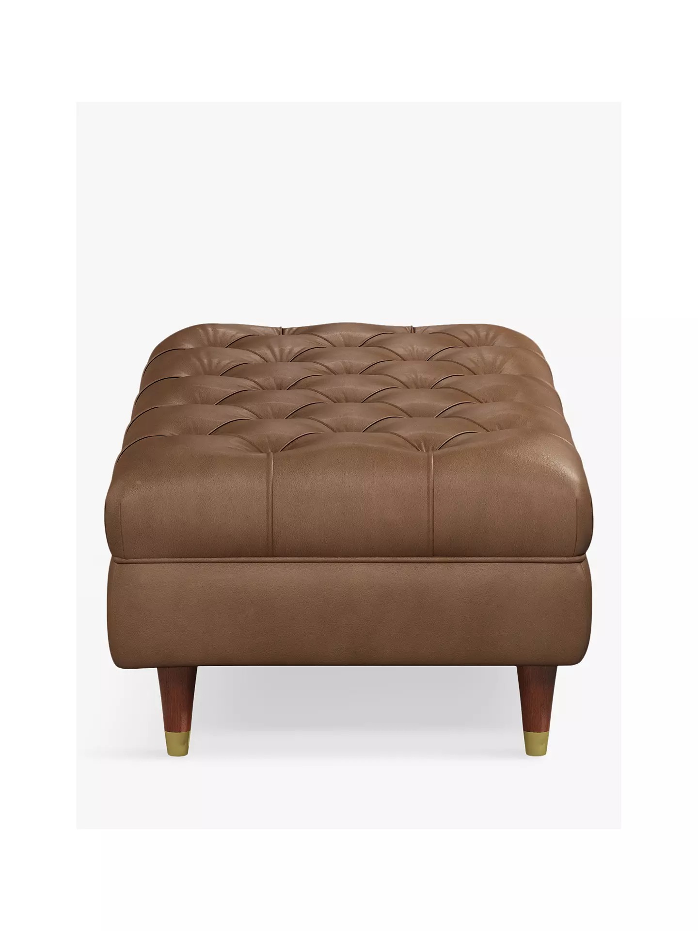 Chester Leather Footstool 2