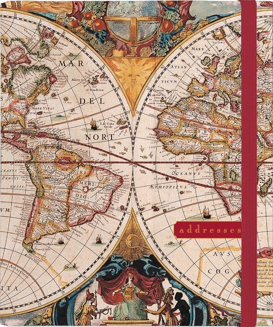 Old World Large Address Book 1