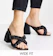 Public Desire Wide Fit Elsa Cross Strap Heeled Mules 1