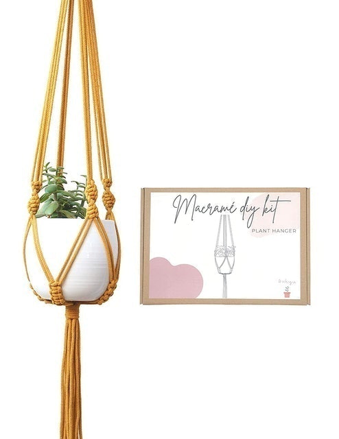 DIY Macrame Plant Hanger Kit 1