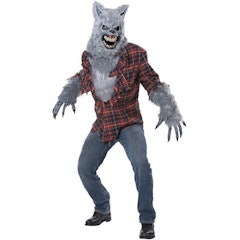 Grey Werewolf Ani-Motion Mask