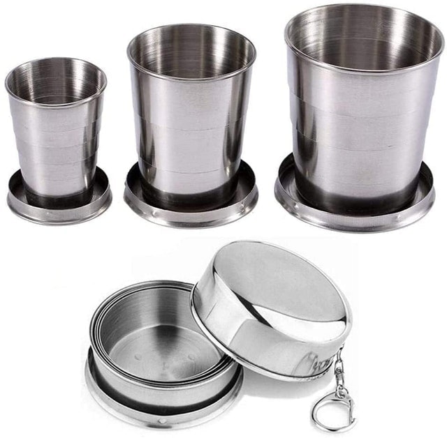 Stainless Steel Folding Cup 1