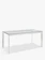 John Lewis & Partners Tropez 6 Seater Glass Top Table 1