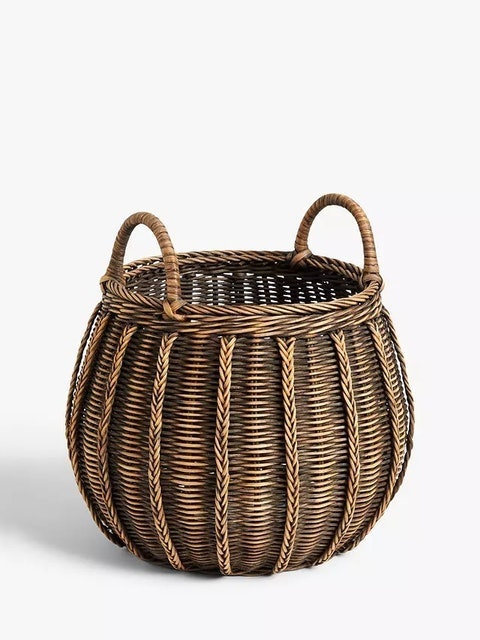 Rattan Small Round Basket 1