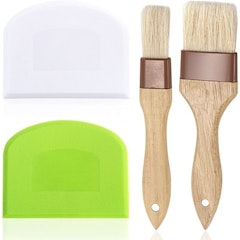 Pastry Brushes and Dough Scraper